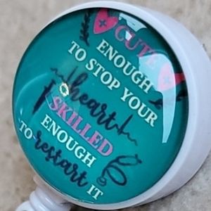 Nurse ID Badge Retractable Badge Reels/ ID Badge Holder cute...